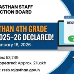 Rajasthan 4th Grade Result, Check Cut off