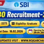 SBI CBO Recruitment 2026