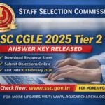 SSC CGLE 2025 TIER 2 ANSWER KEY, CHECK ANSWER KEY AND RESPONSE SHEET
