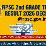 RPSC 2nd Grade Teacher Result 2026 declared for Hindi, Science and Social Science at rpsc.rajasthan.gov.in
